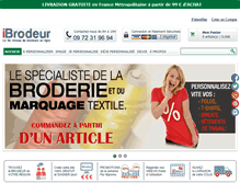Tablet Screenshot of ibrodeur.com
